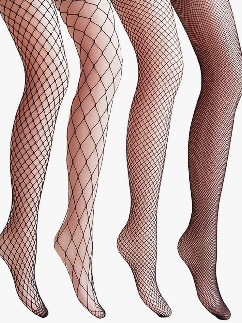 NWT 4 Pack- Black Fishnet Tights - Women's Fashion Hosiery